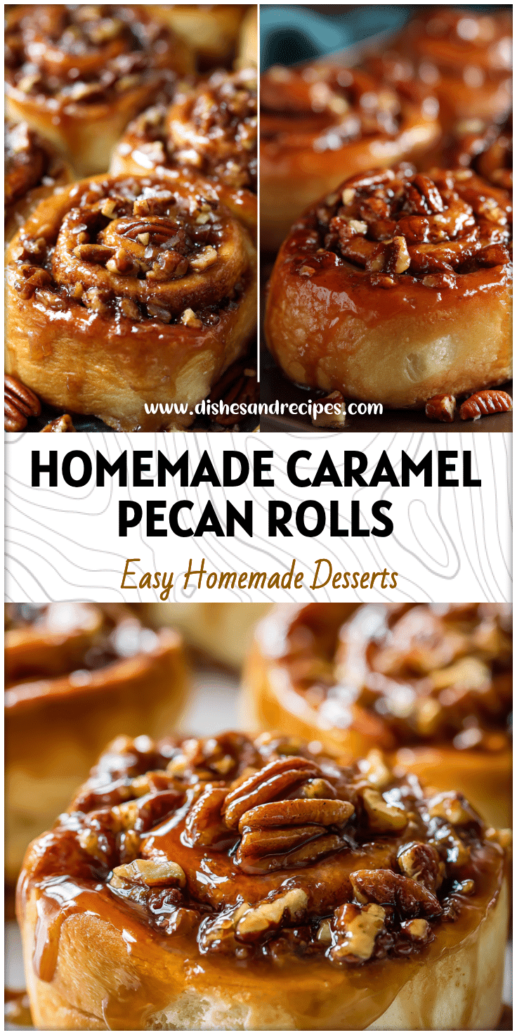 Caramel Pecan Cinnamon Rolls – Gooey Sticky Bun Recipe for Breakfast Bliss